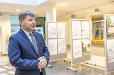 Wystąpienie rektora prof. Piotra Koszelnika, fot. B.Motyka