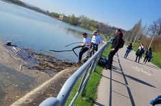 Sprzątanie brzegów rzeki Wisłok.