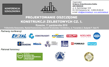 Konferencja szkoleniowa "Projektowanie oszczędne konstrukcji żelbetowych cz. I"