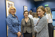 Od lewej: dr inż. Marzena Kłos, prof. PRz - Prodziekan ds. Kształcenia dla kierunków Budownictwo, Architektura oraz Transport, dr inż. arch. Beata Walicka-Góral, mgr inż. arch. Karolina Kozłowska, fot. Beata Motyka