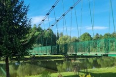 Kładka dla pieszych w miejscowości Słonne