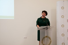 Wystąpienie dr hab. inż. Bożeny Babiarz, prof. Uczelni - Przewodniczącej Komisji Konkursowej.