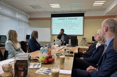 Uczestnicy pierwszego spotkania roboczego w ramach projektu, który uzyskał finansowanie Ministerstwa Edukacji i Nauki w konkursie „Iskra – budowanie międzyuczelnianych zespołów badawczych” Politechniczna Sieć VIA CARPATIA im. Prezydenta RP Lecha Kaczyńskiego.