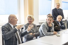 Wystąpienie prof. Dušana Katunský'ego - prodziekan ds. nauki i badań Wydziału Budownictwa Uniwersytetu Technicznego w Koszycach, fot. B. Motyka