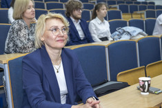 Uczestnicy podsumowania XXXVI Olimpiady Wiedzy i Umiejętności Budowlanych w okręgu rzeszowskim, na pierwszym planie dr inż. Marzena Kłos, prof. PRz - Prodziekan ds. Kształcenia na kierunkach Architektura, Budownictwo i Transport, fot. B.Motyka