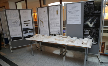 WYSTAWA PRAC WYKONANYCH NA ZAJĘCIACH PROJEKTOWYCH Z PRZEDMIOTU TEORIA I PROJEKTOWANIE ARCHITEKTONICZNE – USŁUGI II REALIZOWANEGO W KATEDRZE KONSERWACJI ZABYTKÓW