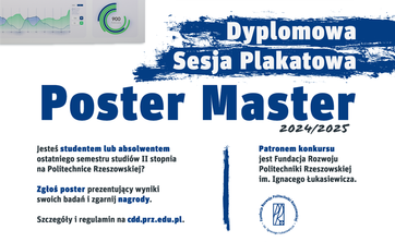 KONKURS "Dyplomowa Sesja Plakatowa POSTER MASTER 2025"
