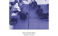 Młodzi ludzie rysują kredą na chodniku