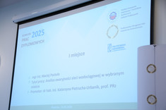 Ogłoszenie laureata I nagrody - Pana mgr. inż. Macieja Pastuły za pracę dyplomą pt. „Analiza awaryjności sieci wodociągowej w wybranym mieście”