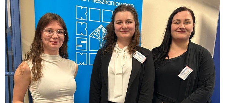 Od lewej: Natalia Sorek, Joanna Owsiak, dr inż. arch. Joanna Figurska-Dudek.