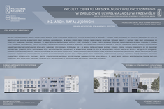 7. "Projekt obiektu mieszkalnego wielorodzinnego w zabudowie uzupełniającej w Przemyślu" - inż. arch. Rafał Jędruch