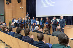 Nauczyciele akademiccy Wydziału Budownictwa, Inżynierii Środowiska i Architektury Politechniki Rzeszowskiej im. Ignacego Łukasiewicza nagrodzeni za osiągnięcia naukowe, dydaktyczne i organizacyjne za 2023 rok, fot. A.Surowiec