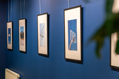 Obrazy przedstawione podczas otwarcia Galerii P_okaz, fot. Arkadiusz Surowiec