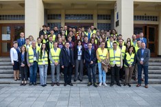 Uczestnicy VIII edycji Latającego Uniwersytetu Drogowego