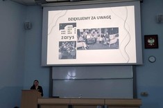 Wystąpienie dr inż. arch. Joanny Figurskiej-Dudek - opiekun Koła Architektonicznego ZARYS.