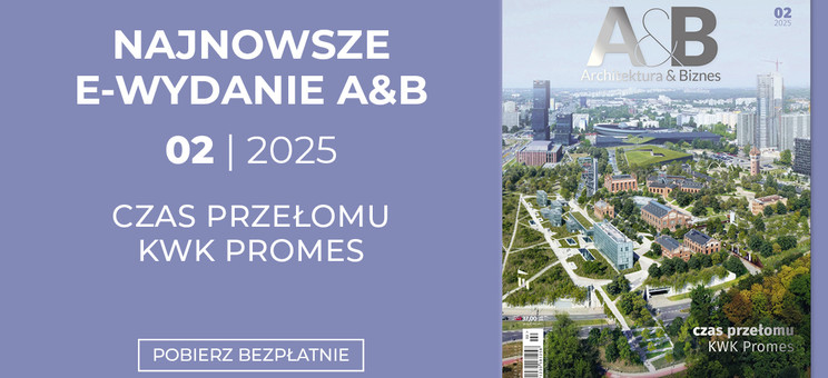 Miesięcznik Architektura & Biznes numer 2/2025 - plakat