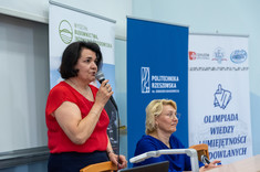 Wystąpienie dr inż. Barbary Rusinek - Przewodniczącej Komitetu Okręgowego OWiUB, fot. A.Surowiec