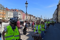 Uczestnicy wyjazdu studyjnego studentów Wydziału Budownictwa, Inżynierii Środowiska i Architektury do Kopenhagi